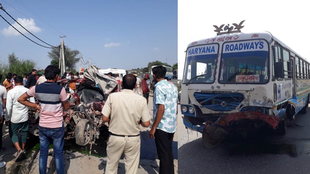 जयपुर-दिल्ली हाईवे पर भीषण हादसा, काम पर निकले 2 मजदूरों की मौत, एक की हालत गंभीर