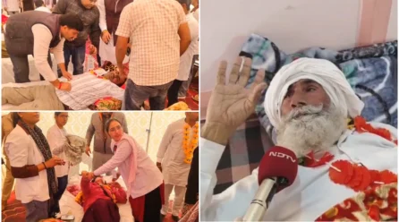 खेजड़ी आंदोलन खत्म कराने पहुंचे मंत्रियों के सामने अनशनकारी बेहोश:आंदोलनकारियों ने कहा- जब तक लिखित आश्वासन नहीं मिलता, अनशन खत्म नहीं होगा